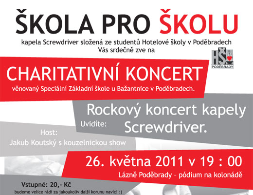 Charitativní koncert - Poděbrady, Kolonáda, 26. 5. 2011, od 19:00 hodin